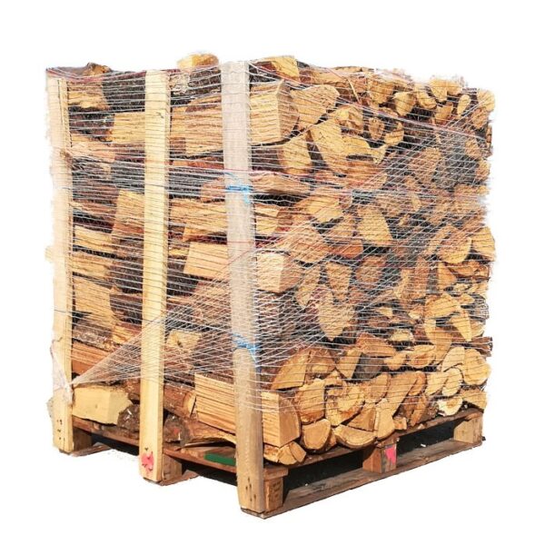 lote de 4 palets de leña seca – 100 % madera española – 40 cm