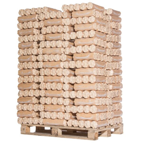 briquetas de madera densificada – resinosas – palet de 960 kg