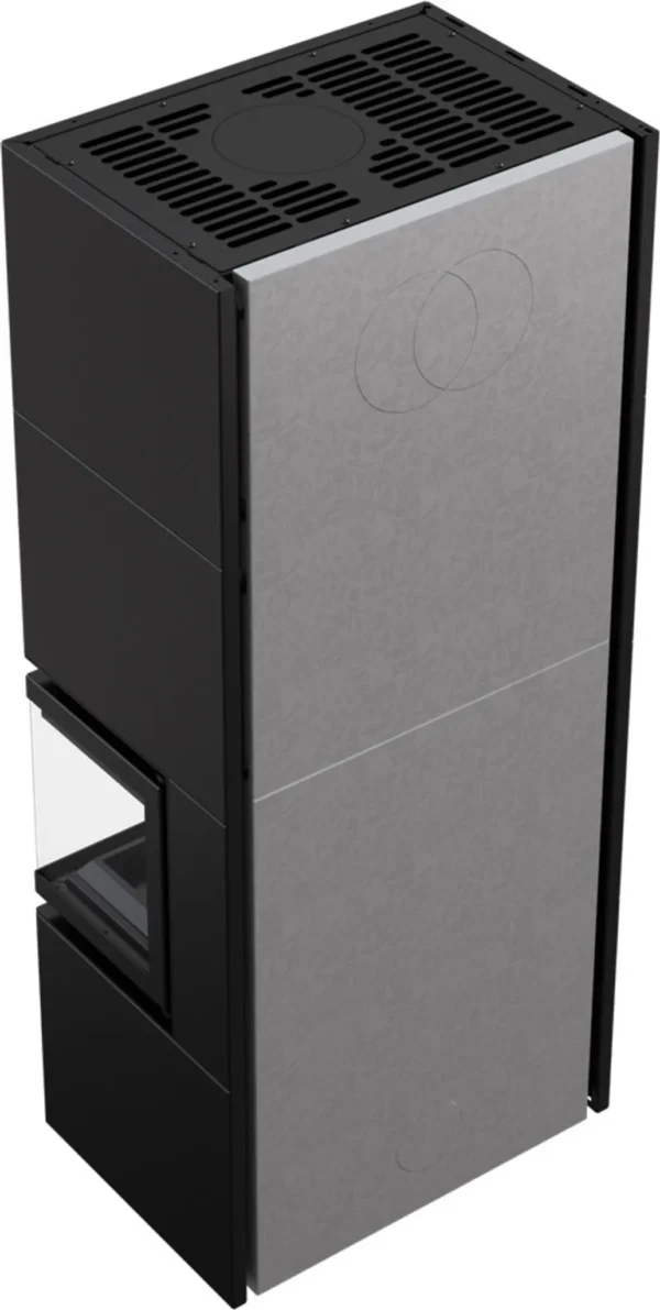 insertable de chimenea simple box – 8 kw – Ø 200 mm