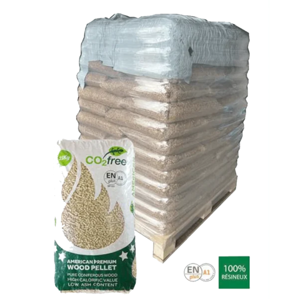 pellets american premium – palet de 84 sacos (15 kg)