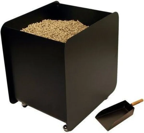 contenedor firefix para pellets o leña – 54 x 50 x 40 cm