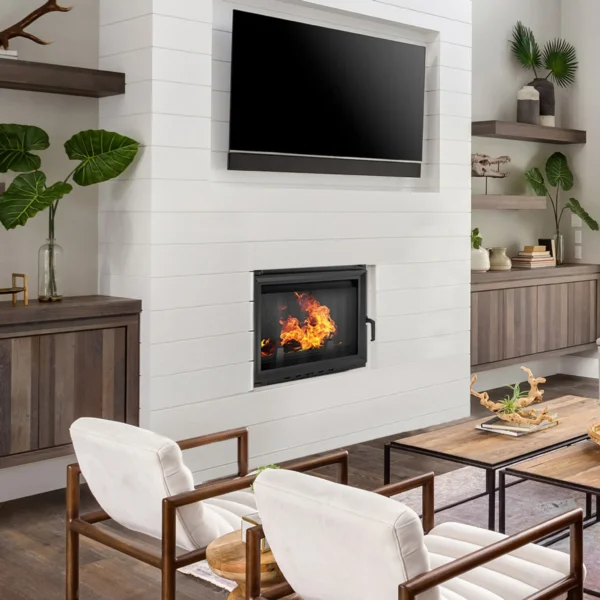 insertable de chimenea maja 8 kw – fundición de alto rendimiento