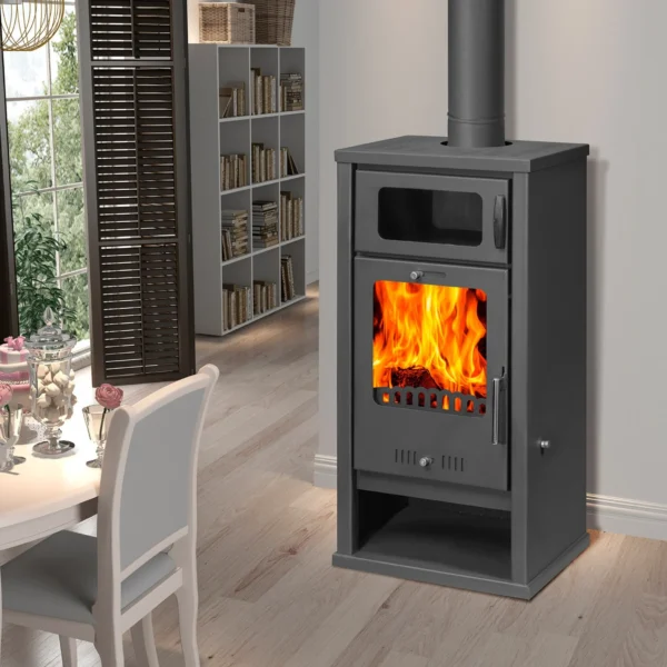 estufa de leña troy – 7,8 kw
