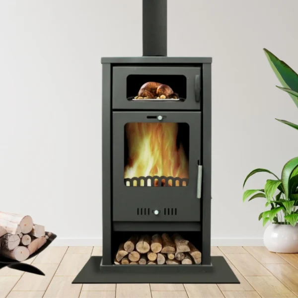 estufa de leña troy – 7,8 kw