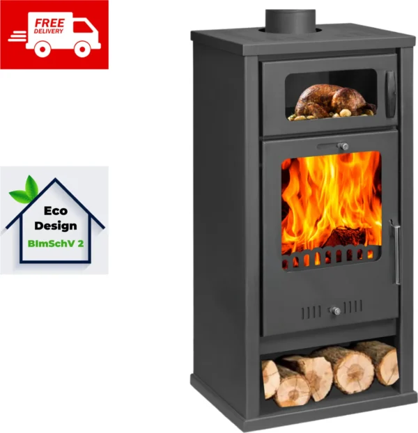 estufa de leña troy – 7,8 kw