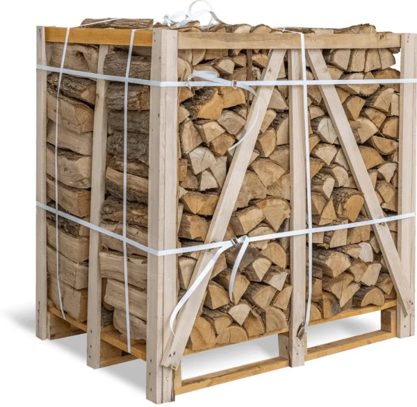 leña de roble heizfuxx, 33 cm 500 kg
