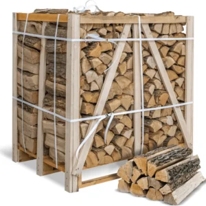 leña de roble heizfuxx, 33 cm 500 kg