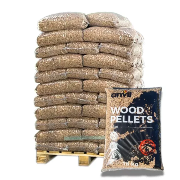 pellet anvil – palet de 70 sacos de 15 kg